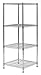 Muscle Rack SWS181847-4C Steel Wire Shelf Slim Spacesaver 18”W x 18”D x 47”H, 4 Shelves, 47