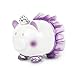 Ballerina Pig Piggy Bank for Girls with Swarovski Crystal Crown – Purple - Kids’ Porcelain Coin Bank
