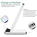 Bulusi Wireless Charging Stand,Aluminium 10W Qi Fast Wireless Charger Stand Dock Station Holder Pad for iPhone x/xs/xs max/xr/8/8+/Samsung s9/s8/s7/note9/8/LG G2/3/10,All Qi-Enabled (Silver, B01)
