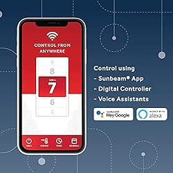 Sunbeam Polyester Wi-Fi Connected Mattress