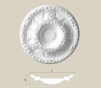 Rosette Decorative R Stucco Ceiling Ceiling Rose 14 Amazon Co