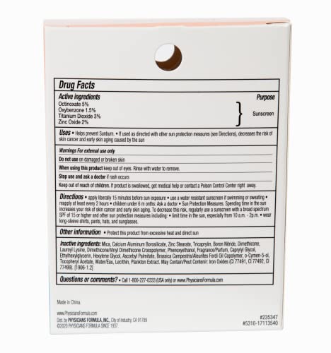 PHYSICIANS FORMULA NATURAL DEFENSE SETTING POWDER, FACE & FINISHING POWDER, SPF 20 LIGHT | DERMATOLOGIST TESTED, CLINICIALLY TESTED