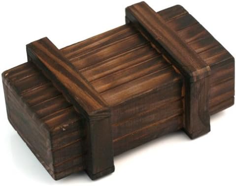 ReFaXi Magic Puzzle Box Wooden Secret Mini Compartment Gift Intelligence Brain Teaser