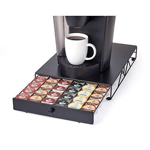 Nifty Coffee Pod Drawer Black, Compatible with KCups, 54 Pod Pack