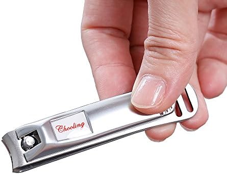Chooling Toenail Clipper with Build-in File - Sharpest Stainless Steel Big Nail Clipper - Quality Nail Cutter - Perfect Nail Trimmer for Men & Women - Great Gift …