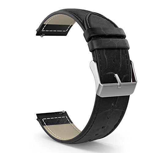 Gear s2 classic watch band, moko premium soft genuine leather cro…