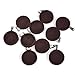 LANBEIDE 15 PCS Wooden Bezel Pendant Trays Round Cabochon Setting for Bracelet Necklace Jewelry Making (30 mm)
