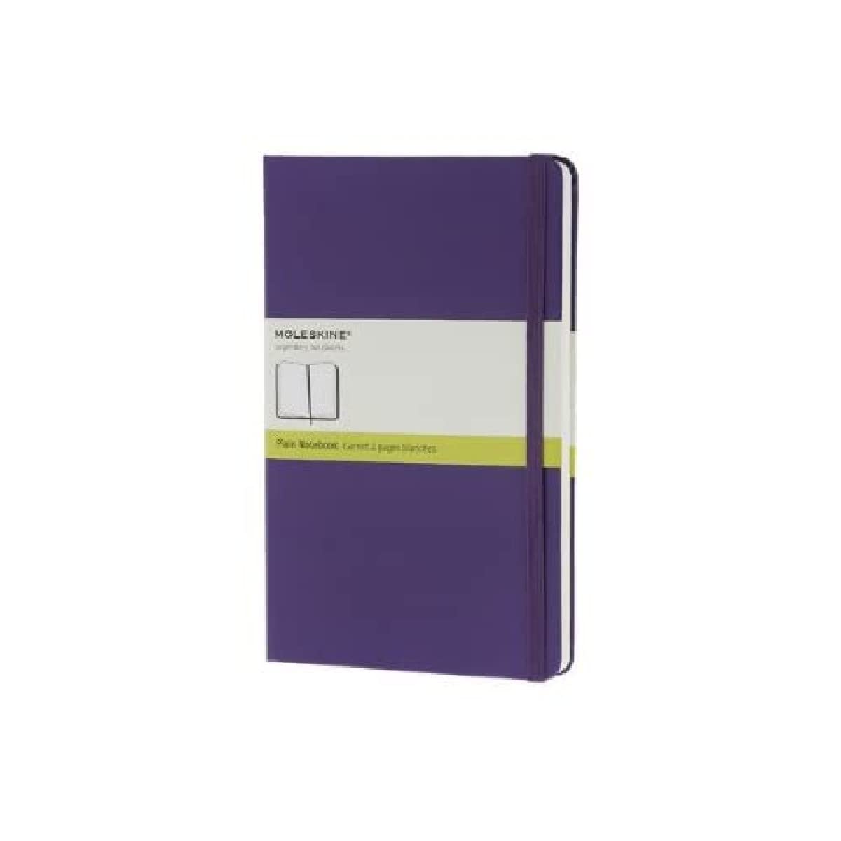 Moleskine Pocket Size Plain Hard Notebook - Purple