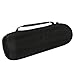 Khanka EVA Hard Case Travel Carrying Storage Bag for JBL Charge 2 & JBL Charge 2+ Plus Splashproof Portable Bluetooth Wireless Speaker . Fits USB Cable and Wall Charger - Black