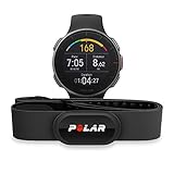 POLAR VANTAGE V – Premium GPS Multisport Watch for Multisport & Triathlon Training (Heart Rate Monitor, Running Power, Waterproof), Pro (Includes H10 HRM Chest Strap), Black