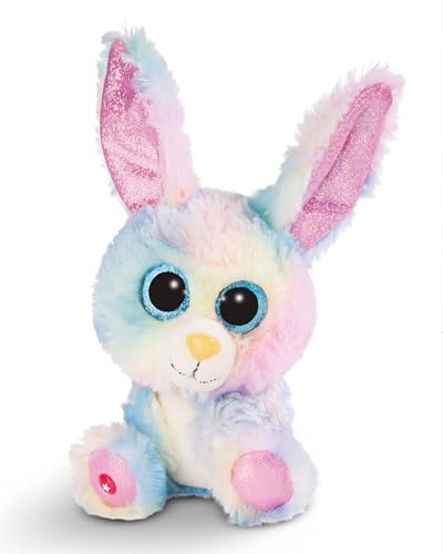 GLUBSCHIS Kuscheltier Hase Rainbow Candy 15cm - bunt - Weiches Plüschtier – niedliches Stofftier zum Kuscheln & Spielen – tolle Geschenkidee für Kinder & Erwachsene - 62594