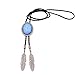 Kissvian Native American Bolo Tie Novelty Artificial Sapphire Necktie for Men