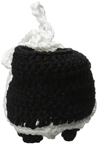 Jefferies Socks Baby-Boys Soccer Cleats Crochet Bootie, Black, Newborn