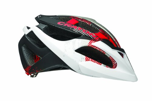 Cratoni C-Hawk Bicycle Helmet, White/Black/Red, Large/X-Large