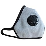 Anti Pollution Mask Military Grade N99 Respirator Mask with Valve Replacement Filter Washable Cotton Anti Dust Mouth Mask for Men Women Grey