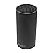 Premio Modern Knife Block Black - Best Knife Holder - SoftTouch Makes It Soft & Easy To Clean - Universal Knife Block - Knife Block Without Knives - Fits 12 Knives -Unique Kitchen Knife Holder
