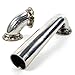 90 Deg Dump Tube Pipe + Elbow SS304 Adaptor for Tial MVR44 44mm Wastegate Actuator