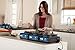 Crock-Pot SCCPMD3-BL Hook Up Oval Connectable Entertaining System, 3.5-Quart, Metallic Blue