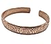 100% Pure Copper Tibetan Healing Bracelet and Ring Set. Unisex, Hand Made High Gauge Copper