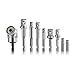 JelBo 8Pcs Socket Adapter Impact Hex Shank Drill Bits Bar Set 1/4