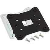 Aqua Computer Backplate f&uuml;r cuplex kryos, LGA 1700 | Rubber Insulating Plate Included, Fits Cuplex Kryos XT/HF/PRO/Delrin, Cuplex PRO/XT, Socket 1700, Backplate + 4 Screws in Box
