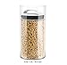 Prepara Evak Fresh Saver Airtight Coffee Bean Storage Canister, Countertop Container for Coffee Beans, Grounds, Tea, and Dry Goods, 16 Cup, Black