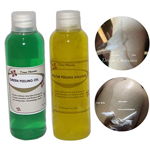 Mild Peel Set - Derma Obsession Green Peeling and Yellow Peeling Solution