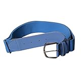 Elastic Youth Baseball Belt with Leather Tab Adjustable Sports Baseball Belt