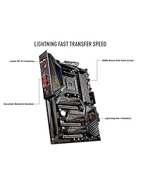 MSI MEG X570 ACE - Placa base (AMD AM4, DDR4, PCIe 4.0, SATA 6Gb s, M.2, USB 3.2 Gen 2, AX Wi-Fi 6, 2.5G LAN, ATX)