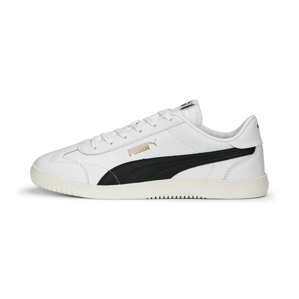 Photo 1 of **Heavily used***
PUMA Mens Club 5v5 Sneaker - White, Black, Gold, Size 10