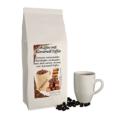 C&T Aromakaffee - Aromatisierter Kaffee Gemahlen - Karamell-Toffee 500 g - Privatrösterei Spitzenkaffee Flavoured Coffee – Bild 4