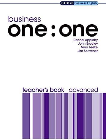 Business one:one Advanced: Teacher's Book