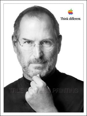 True Beaming Qty.3 - iPhone 4S Creator, Steve Jobs Poster, Think Different Premium Poster Gloss (3 Prints) of 6"x11" Three Posters