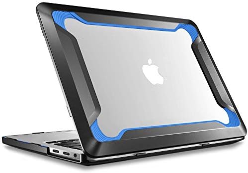 Bolete MacBook Pro 13 Case 2018 2017 2016 Release A1989/A1706/A1708, Dual Layer Hard Case Cover with TPU Bumper Compatible Apple MacBook Pro 13 inch, Blue