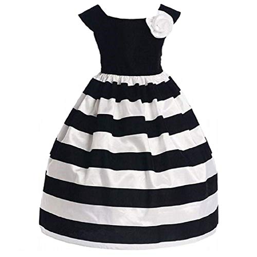 black & white frock