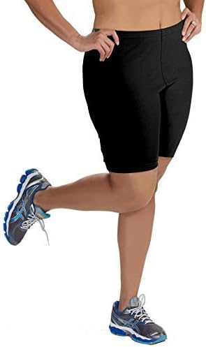 PopularBike Shorts Women Plus Size - Soft Cotton Biker Shorts. Great Gym, Workout, Running, Yoga Shorts or Any Activity