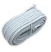 iMBAPrice 100 Feet Long Telephone Extension Cord Phone Cable Line Wire - White primary