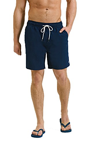 Capsule Men's Quick Dry Swim Shorts – Board Shorts With Mesh Lining, Elastic Drawstring, Pockets – Sizes S To 10XL