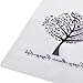 Sheet Music Piano Score Folder - A4 Size 40 Pockets Band Chorus Dedicated Storage Protector[White Tree]
