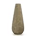 Hosley 12.5 Inch High Textured Ceramic Vase Ideal Gift for Weddings or Special Occasions and Spa or Reiki or Study Settings O8