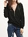 ROMWE Women's Zipper V-Neck Sweatshirt