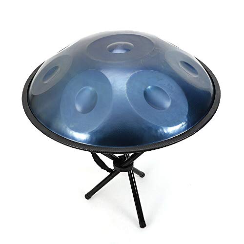 Handpan In D Minor 9 Notes Steel Hand Drum with Soft Hand Pan Bag Beginner 9 Tone Percussion Drum 432HZ Handpan Drum D3/A3/C4/F4/A4/D5/C5/G4/D4