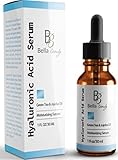 New Vitamin C Serum With Hyaluronic Acid - Best Anti Aging Serum - Wrinkle and Dark Spot Remover - Organic Topical Facial Pure Serum for Oily and Combination Skin - Face Moisturizer