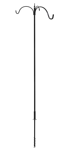 Heavy Duty 80 3 Arm Bird Feeder Pole Set W Twist In Ground