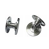 Replament Part, MNtech Stainless Steel Thumb Button for 606 Bearing Cap EDC Focus Toy Spinner (Silver)