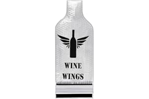 Reusable Wine Bags for Travel, Wine Travel Protector, Bottle Travel Sleeve Case For Airplane, Car, Cruise, TRIPLE Protection 