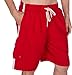 Sakkas Mens Solid Color with Contrast Stripes Skate Surf Board Short Swim Trunks