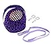 Hamster Carrier Bag Portable Pet Outgoing Travel Backpack Animals Warm Handbags Sleeping Bed Breathable Mesh Packet Medium Zipper Pouch for Sugar Glider Hedgehog Rat Gerbil Guinea Pig Chinchilla