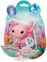 Animagic Lets Glo Axolotl Pink | Glowing, Water-Activated, Floating Toy view 2