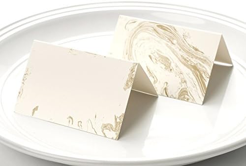 Marbled Paper Place Cards Set of 12 American Made